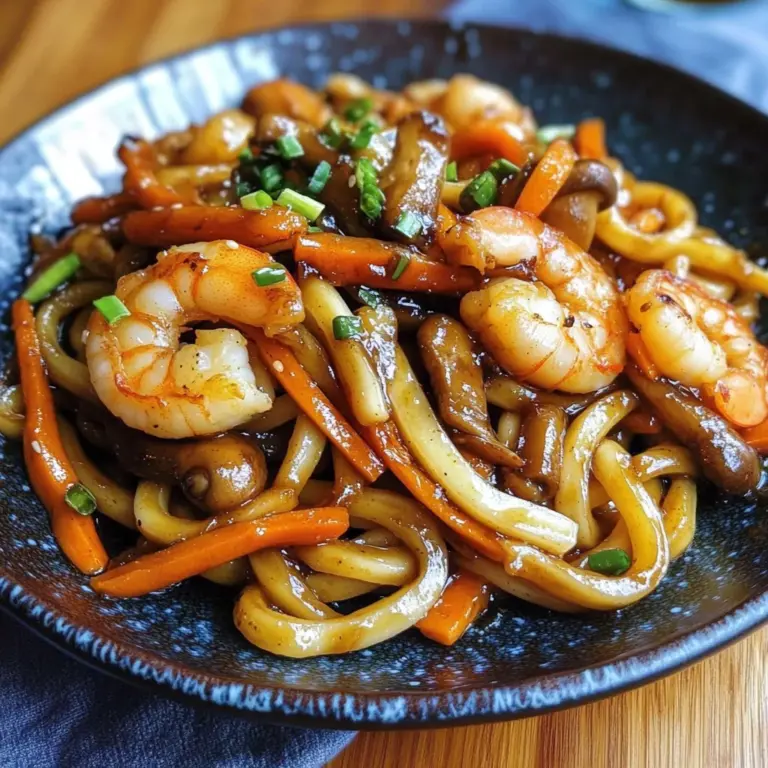 Yaki Udon with Shrimp