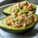 Avocat Farci à la Salade de Poulet