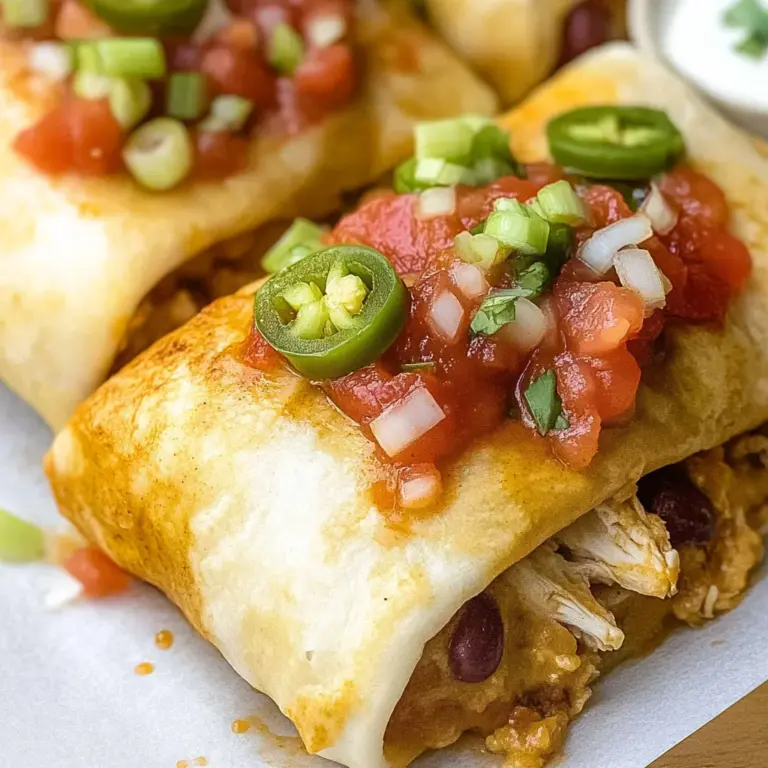 Baked Chicken Chimichanga
