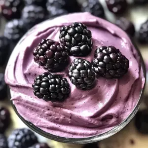 Blackberry Mousse