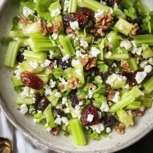 Celery Chopped Salad with Dates, Feta and Nuts