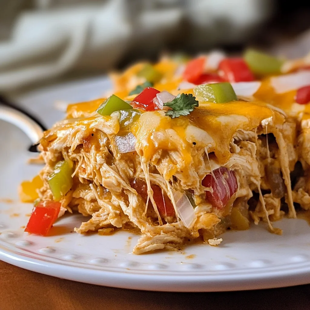 Chicken Fajita Casserole