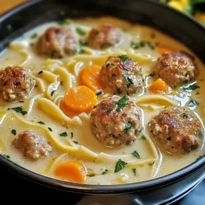 Cozy Swedish Meatball Soup Recipe