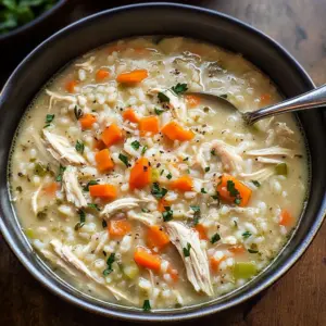 Crack Chicken and Rice Soup