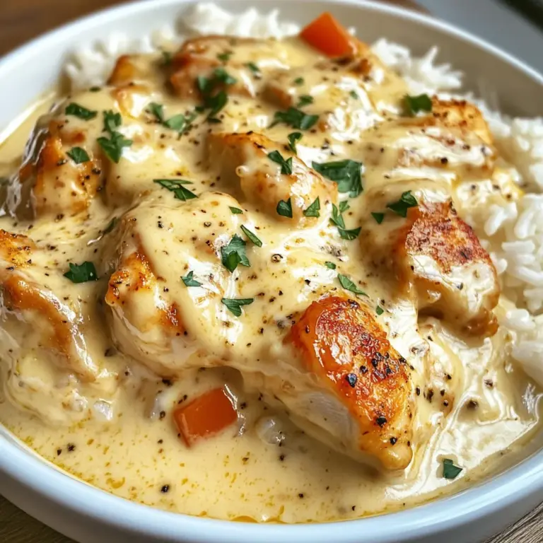 Creamy Smothered Chicken and Rice