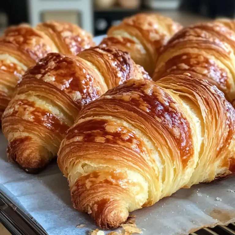 Crispy Croissant Layers Recipe Easy Homemade Flaky Pastries Guide