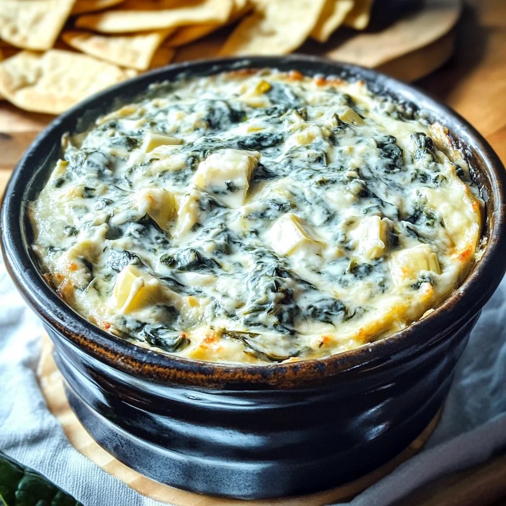 Crock Pot Spinach Artichoke Dip