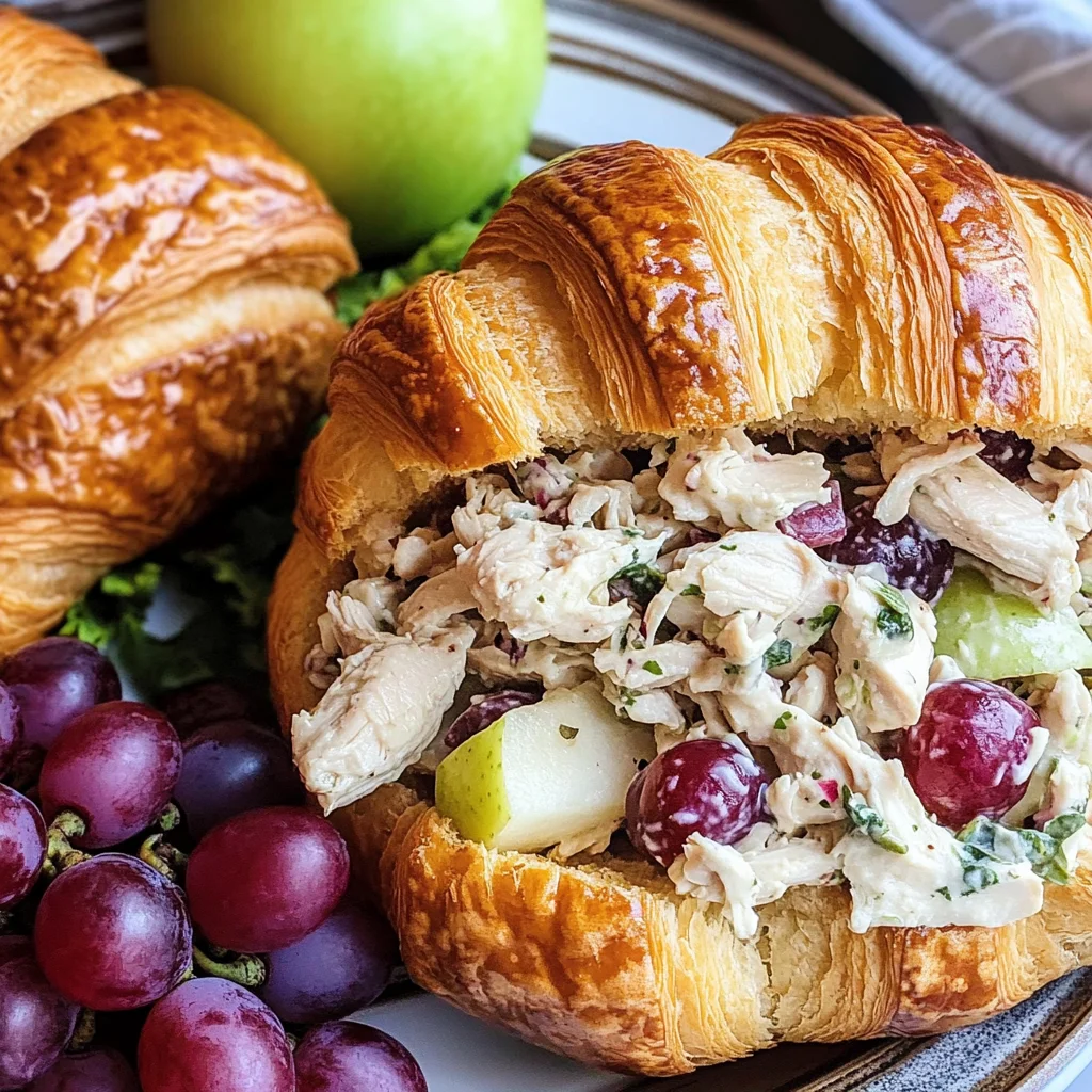 Croissant Chicken Salad Sandwiches