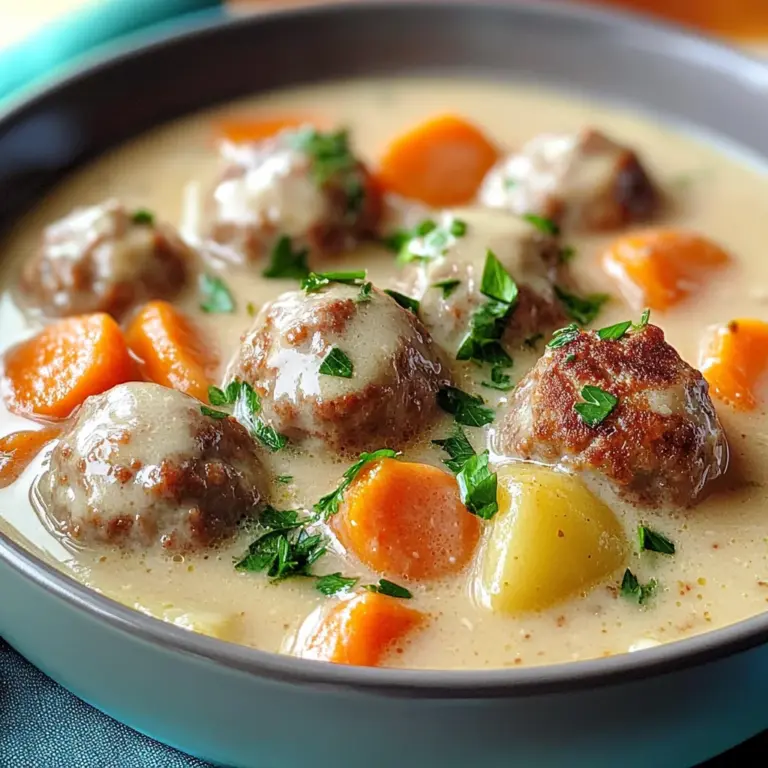 Delicious Swedish Meatball Soup Recipe