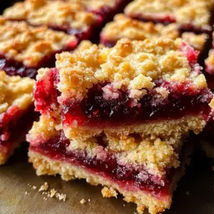 Fabulous Five Ingredient Raspberry Bars