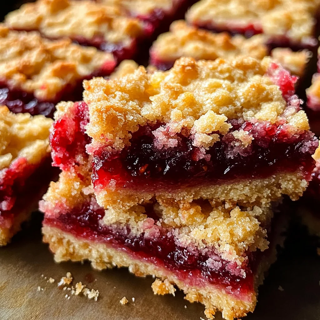 Fabulous Five Ingredient Raspberry Bars