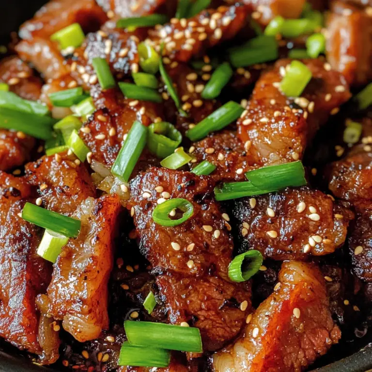 Healthy Korean beef Belly Skillet