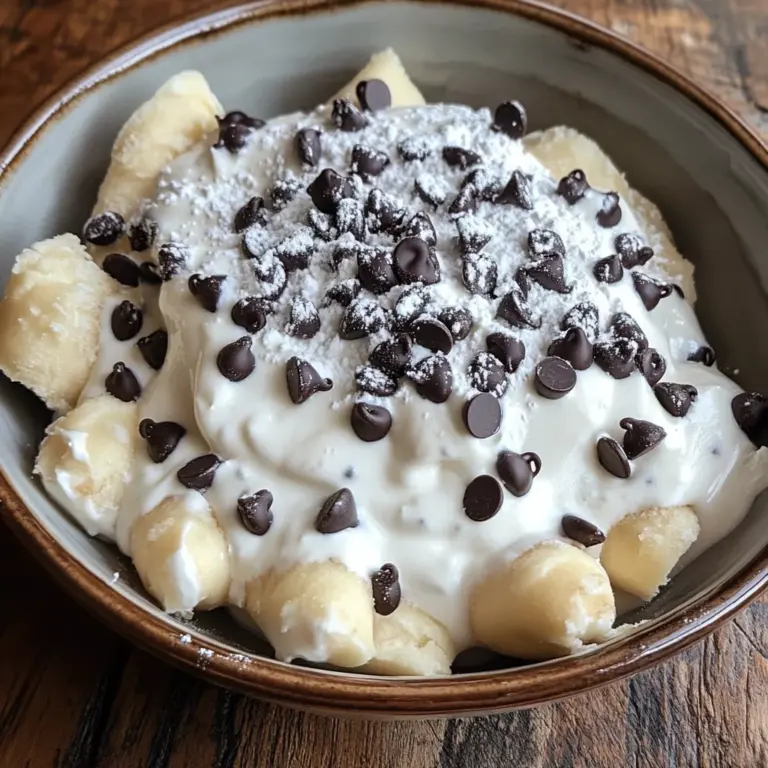 High Protein Cannoli Dip ~ The Simplest Dessert Ever