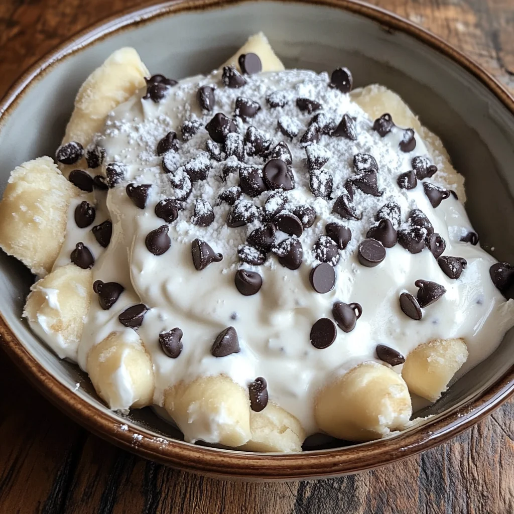 High Protein Cannoli Dip ~ The Simplest Dessert Ever