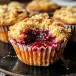 Leftover Cranberry Sauce Coffee Cake Muffins