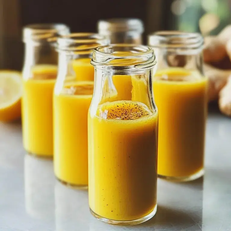 Lemon Ginger Turmeric Shot
