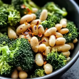 Roasted Broccoli and White Beans: A Nutritious Delight