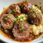 Savory Meatloaf Meatballs