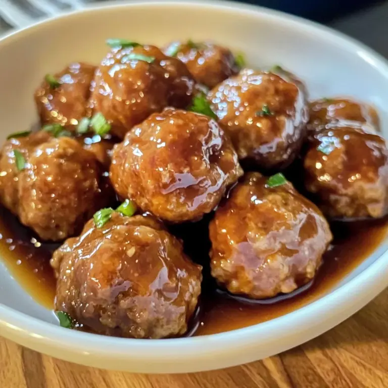 Slow Cooker Honey Garlic Meatballs