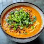 Spicy Miso Carrot Soup: Your Cozy Vegan Comfort Bowl