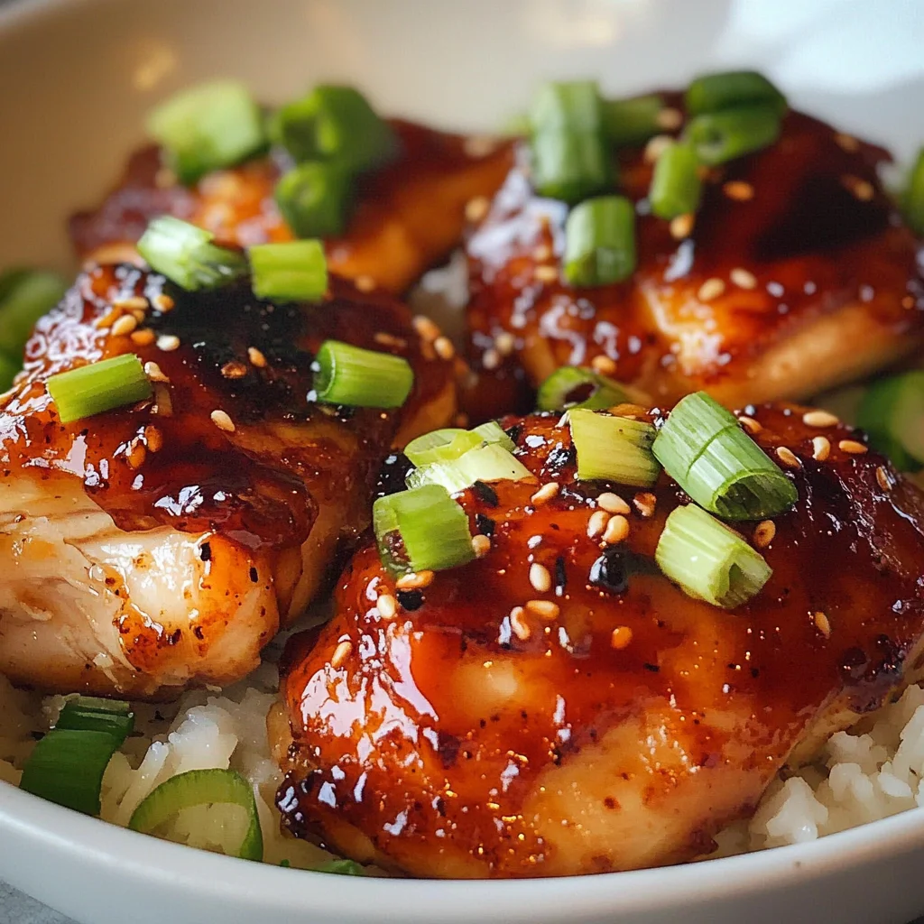 Sticky Honey Gochujang Chicken
