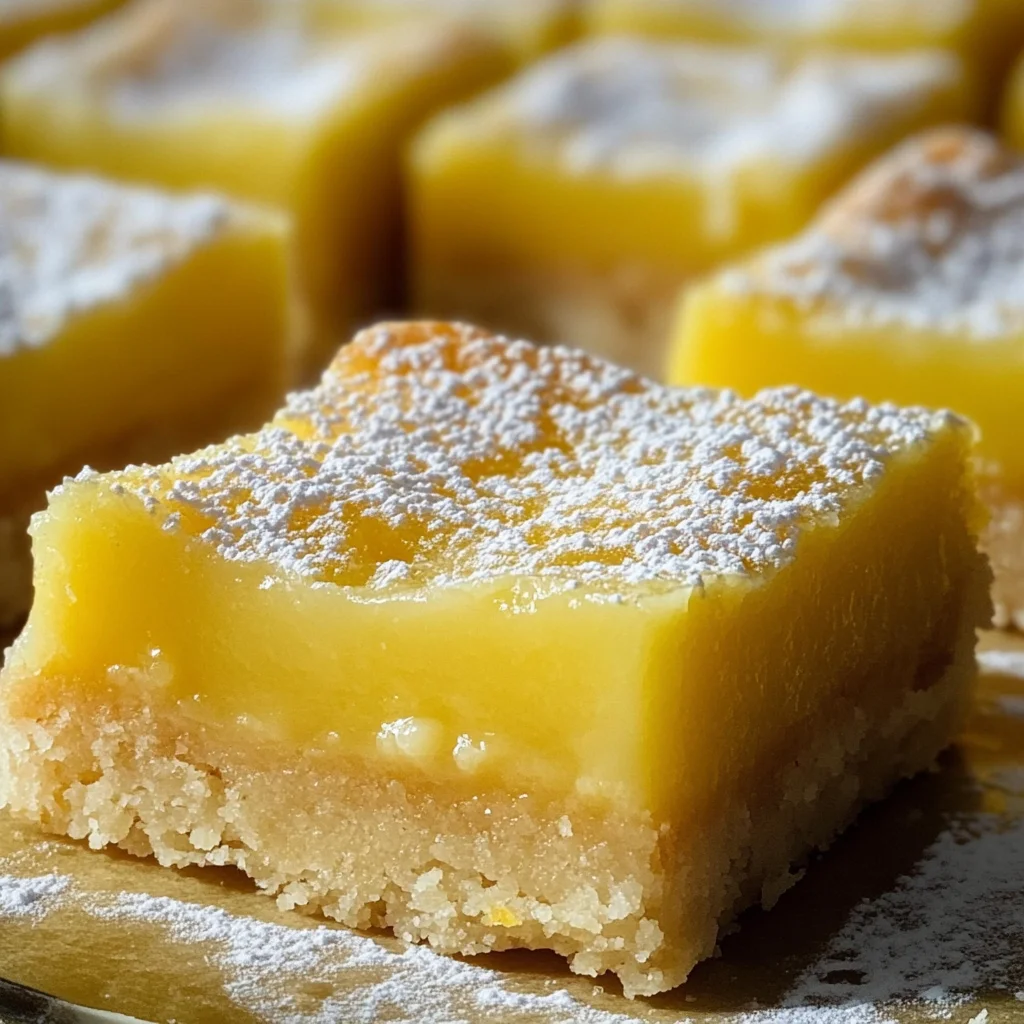 Vegan Lemon Bar Recipe