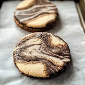 Vietnamese Coffee Marble Cookies