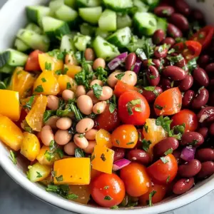 Best Double Bean Mediterranean Salad