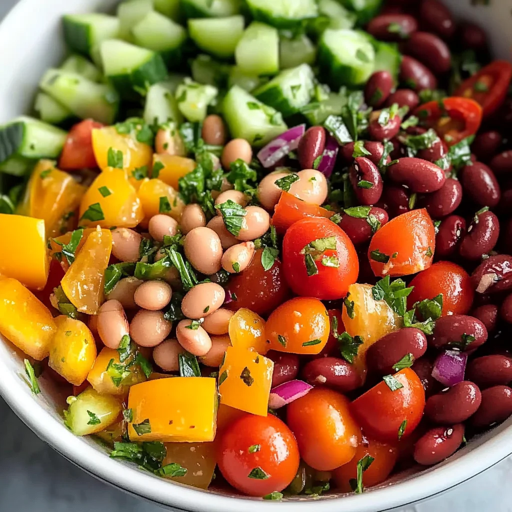 Best Double Bean Mediterranean Salad