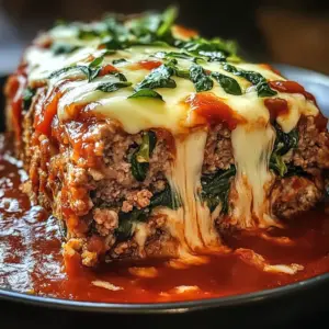 Cheesy Stuffed Italian Meatloaf – A Comfort Food Classic with a Gourmet Twist