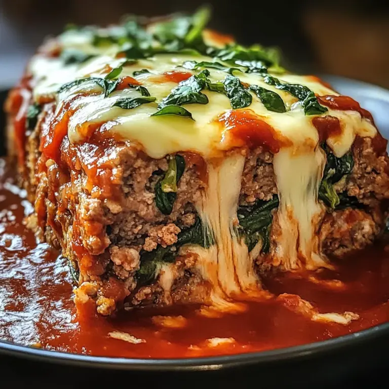 Cheesy Stuffed Italian Meatloaf – A Comfort Food Classic with a Gourmet Twist