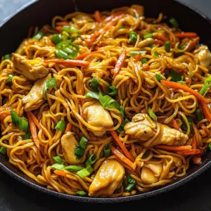 Chicken Chow Mein with the Best Chow Mein Sauce