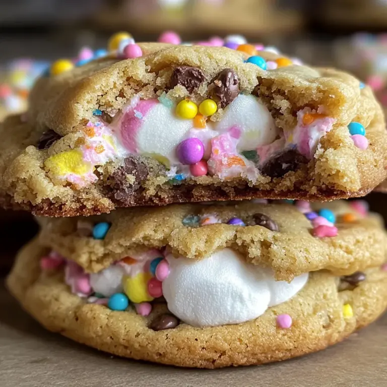 Chocolate Chip Peep Stuffed Easter Cookies