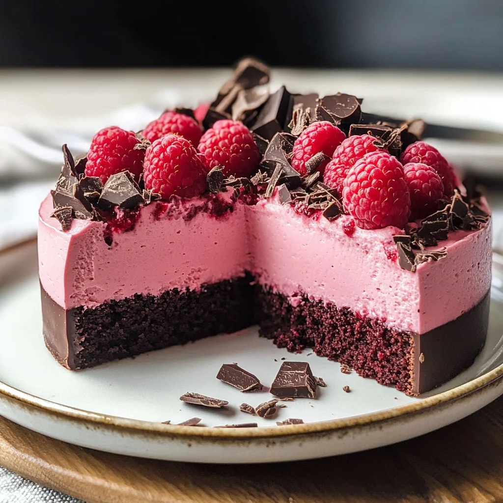Chocolate Raspberry Mousse Cake Recipe