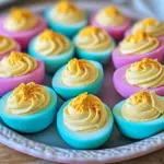 Colored Easter Deviled Eggs