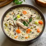 Creamy Crockpot Chicken Wild Rice Soup