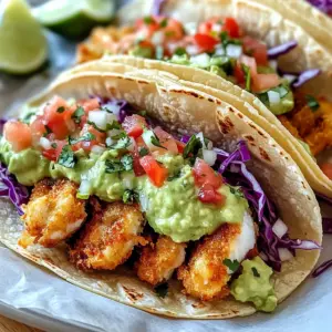 Crispy Baja Fish Tacos with Avocado Crema (30-Minutes)
