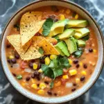 Crockpot Vegetarian Tortilla Soup for Cozy Weeknight Comfort