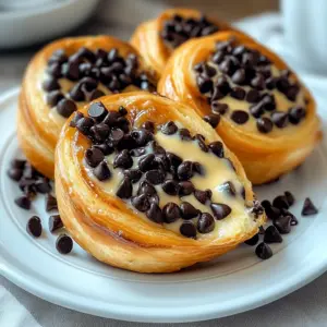 Decadent Chocolate Chip Vanilla Custard Brioches to Indulge