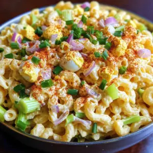 Deviled Egg Pasta Salad