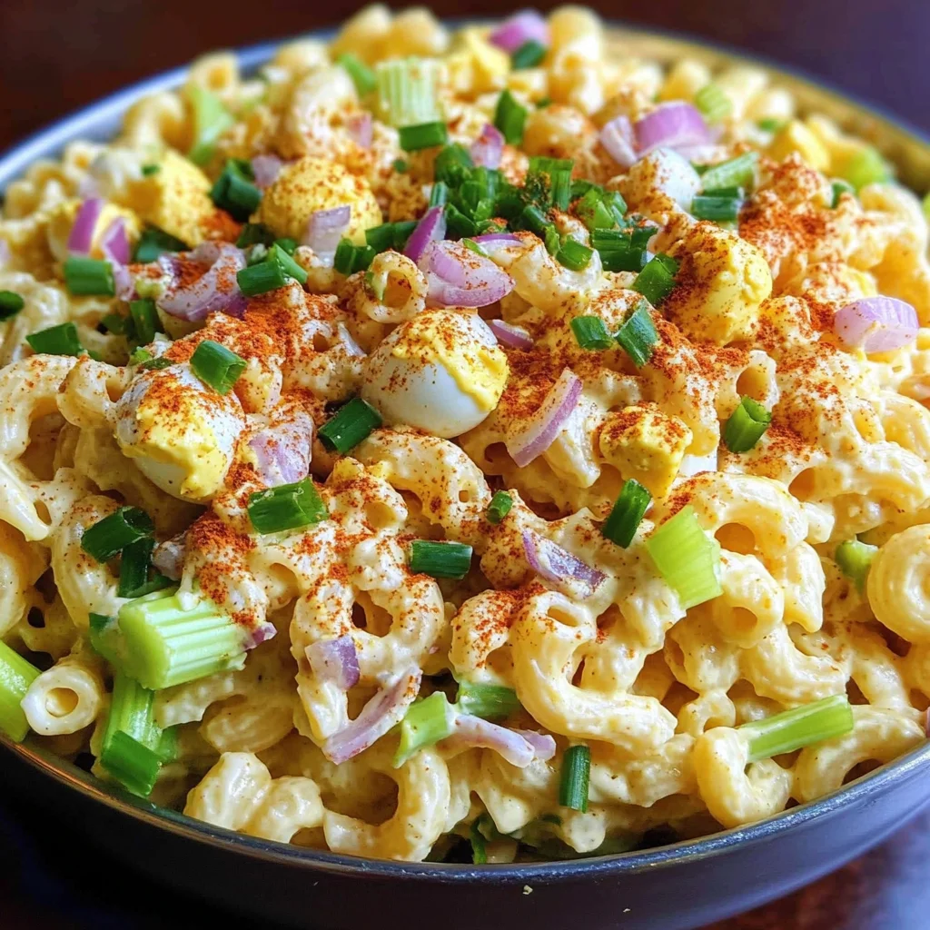 Deviled Egg Pasta Salad