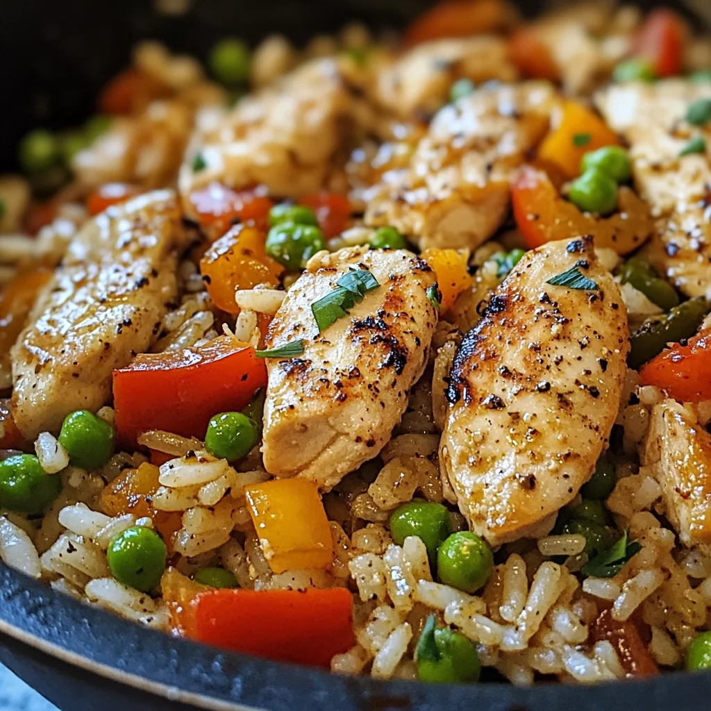 Easy Chicken Pepper Rice Skillet Recipe for Bold, Home-Cooked Flavor