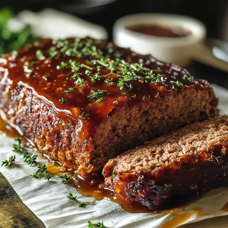 Easy Meatloaf Recipe with the BEST Glaze