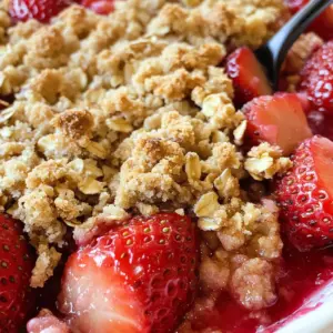 Easy Strawberry Crisp