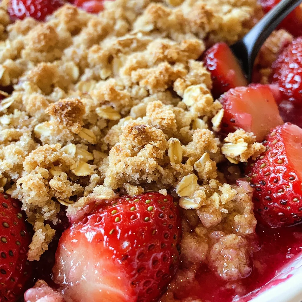 Easy Strawberry Crisp