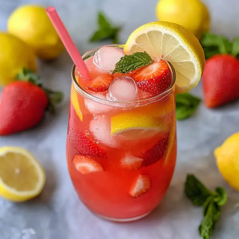 Easy Strawberry Lemonade Recipe