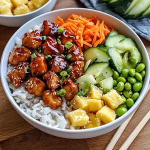 Hawaiian Chicken Poke Bowl