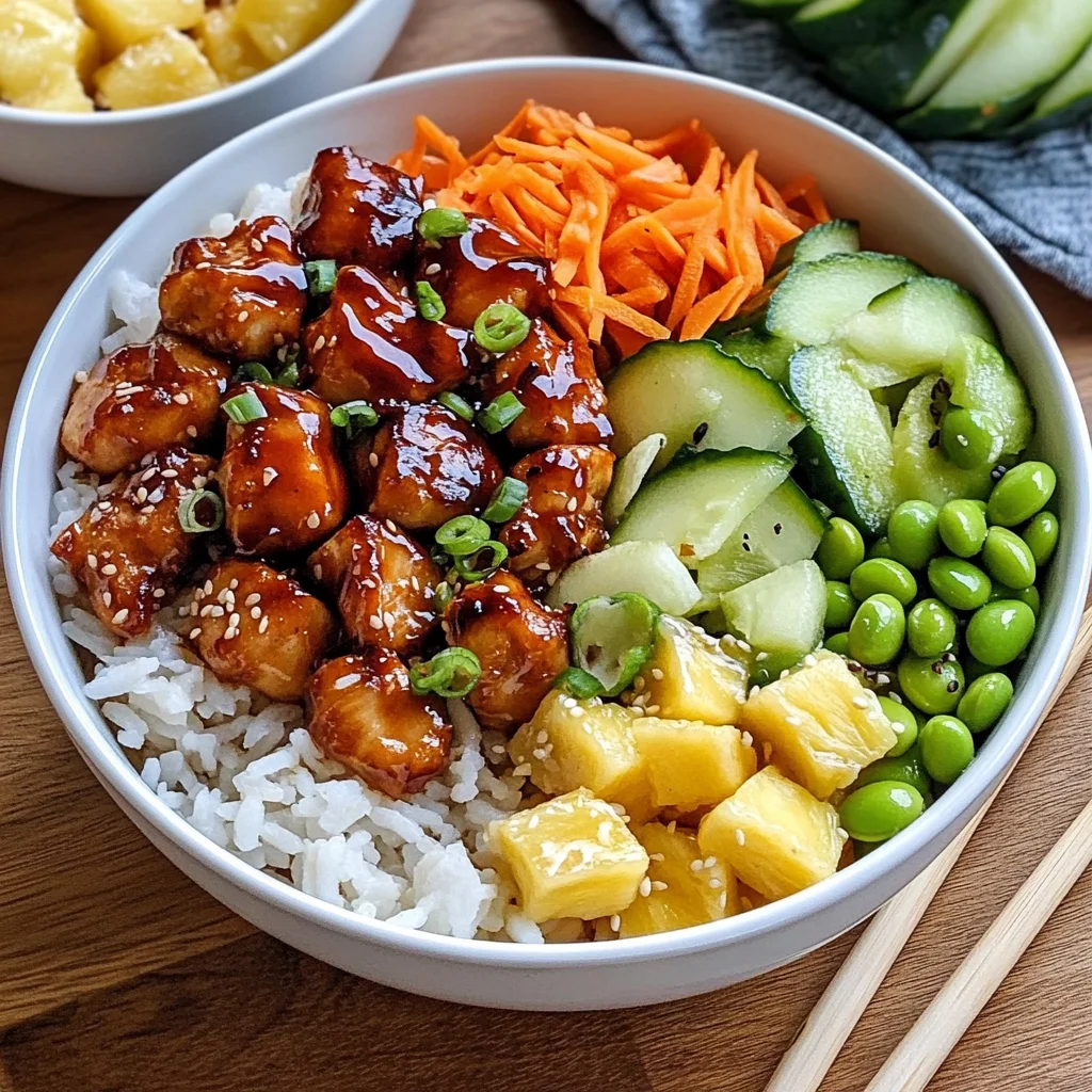 Hawaiian Chicken Poke Bowl