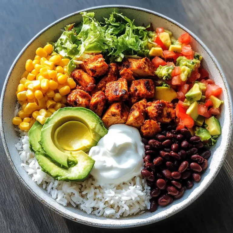 Honey Lime Chipotle Chicken Burrito Bowls