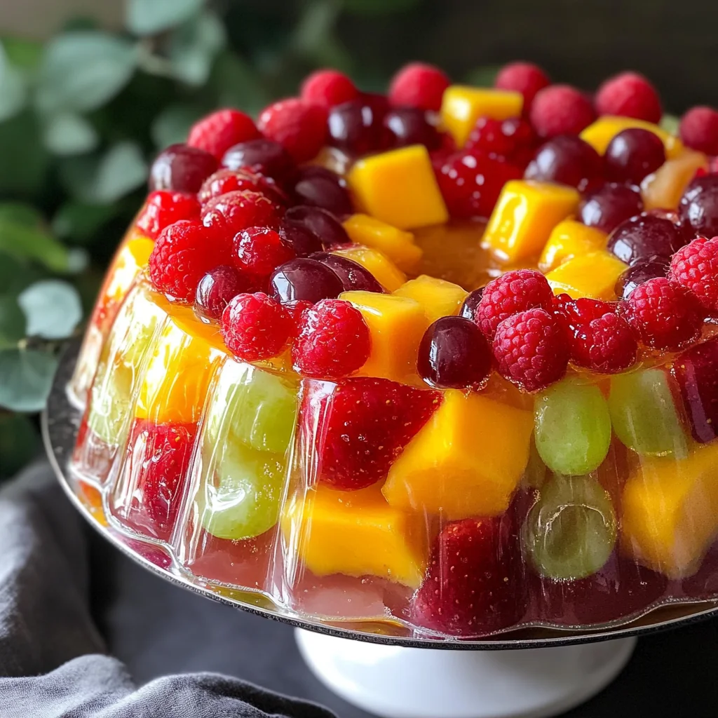 Jello Fruit Cake Recipe